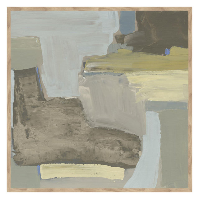 Quest I Gray Painting 36x36 by Buddy - Ornate Home