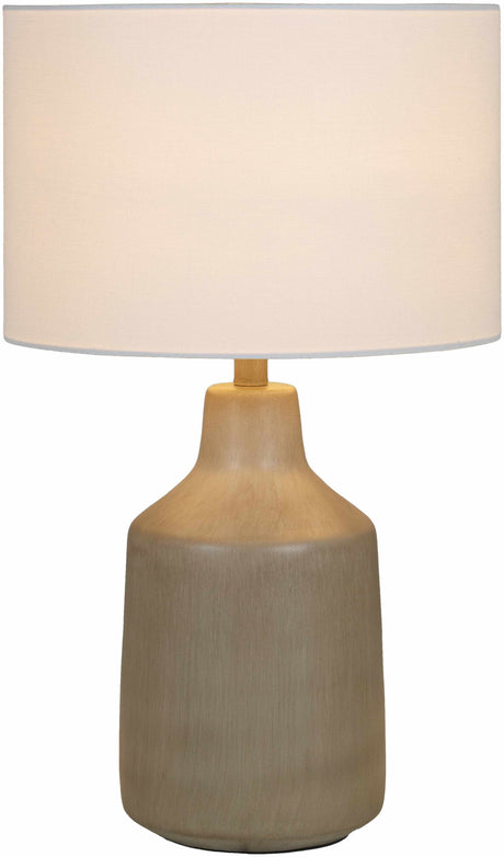 Quezon Beige Resin Table Lamp - Ornate Home