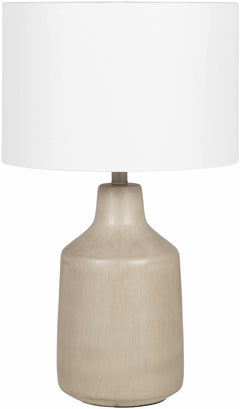 Quezon Beige Resin Table Lamp - Ornate Home
