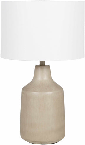 Quezon Beige Resin Table Lamp - Ornate Home