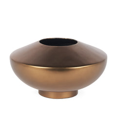 Quiana Gold Large Metal Vase - Ornate Home