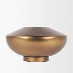 Quiana Gold Large Metal Vase - Ornate Home