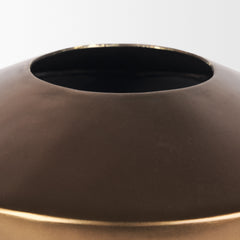 Quiana Gold Large Metal Vase - Ornate Home