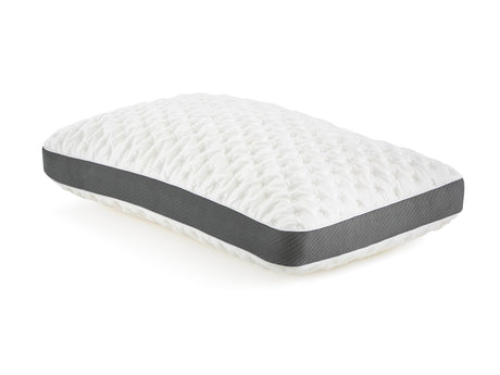 Quilted Convolution White King High Loft Pillow - Ornate Home