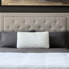 Quilted Convolution White Queen High Loft Pillow - Ornate Home