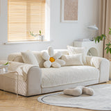 Quilted Geometric Cotton Sofa Cover, Non-Slip & Thick Padded Furniture Covers - Ornate Home