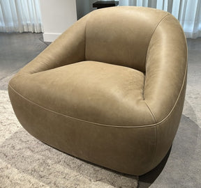 Quincy Camel Swivel Chair