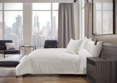 Quincy Ivory 4-Piece Comforter Set - Ornate Home
