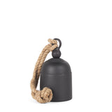 Quincy Matte Black Small Metal Decorative Bell Object - Ornate Home