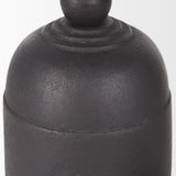Quincy Matte Black Small Metal Decorative Bell Object - Ornate Home