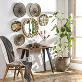 Quinipot Natural Woven Circular Moonj Grass Tapestry - Ornate Home