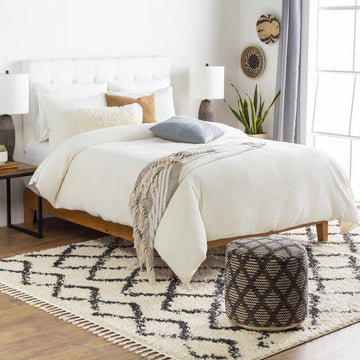 Quinipot Natural Woven Circular Moonj Grass Tapestry - Ornate Home