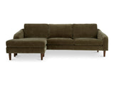 Quinn Cedar Green Sectional - Ornate Home