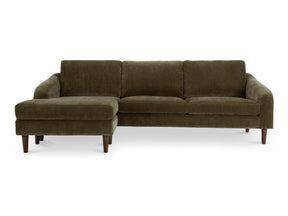 Quinn Cedar Green Sectional - Ornate Home