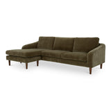 Quinn Cedar Green Sectional - Ornate Home