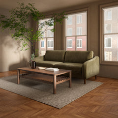 Quinn Cedar Green Sofa - Ornate Home