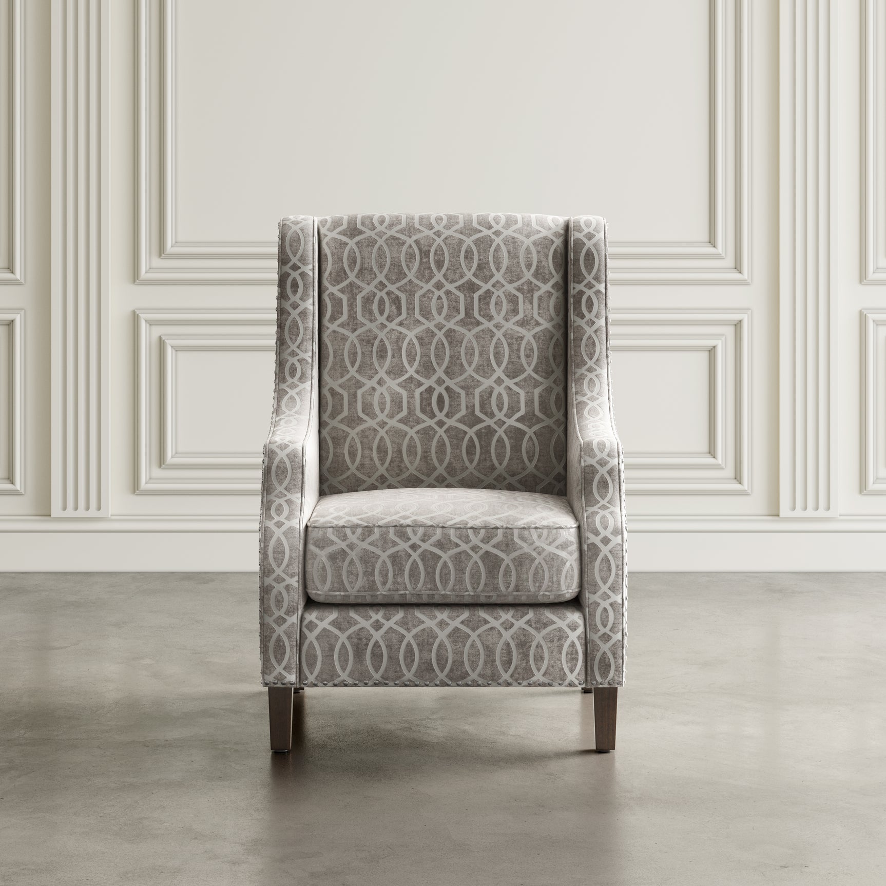 Quinn Dove Accent Chair - Ornate Home