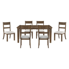 Quinn Gray 7pc Dining Set - Ornate Home