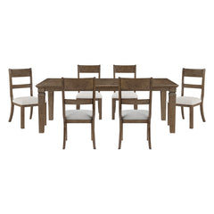 Quinn Gray 7pc Dining Set - Ornate Home