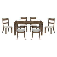 Quinn Gray 7pc Dining Set - Ornate Home