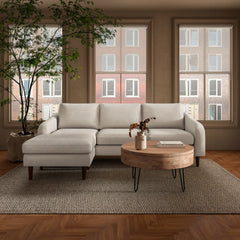 Quinn Oatmeal Sectional - Ornate Home