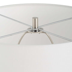 Quinn White/Silver Table Lamp - Ornate Home
