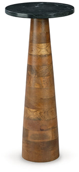 Quinndon Brown/Black Accent Table (Online Special Price) - Ornate Home