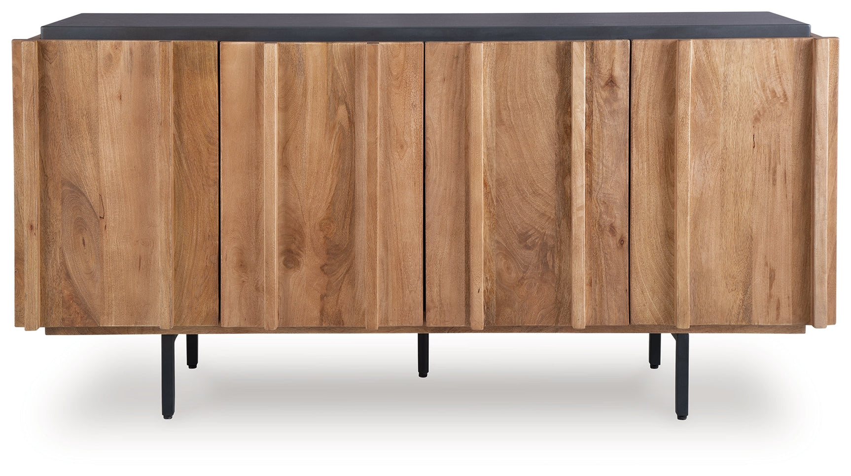 Quintavious Brown/Charcoal Accent Cabinet (Online Special Price) - Ornate Home