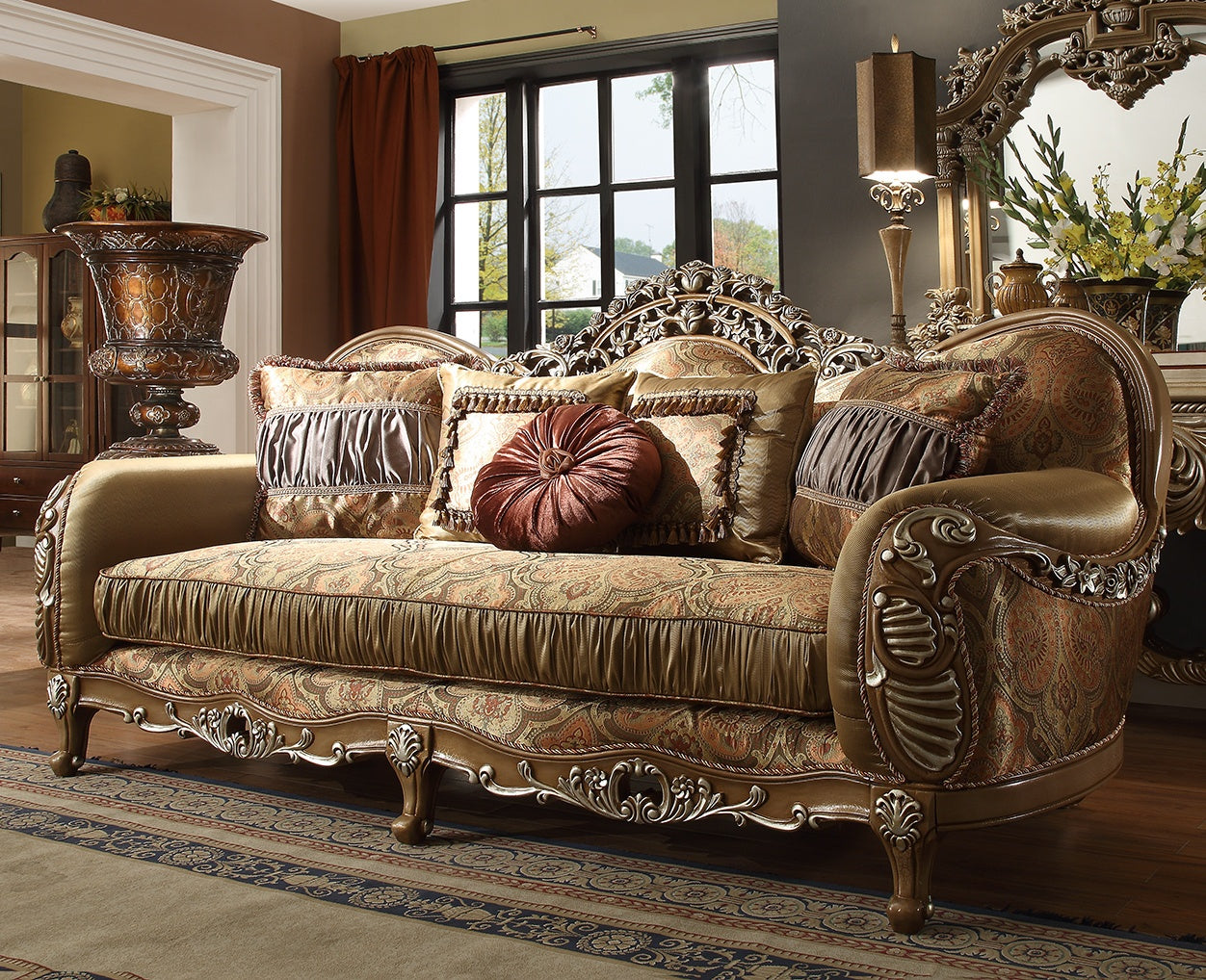 Quintessa Light Maple 3pc Living Room Set / HD-622 - Ornate Home