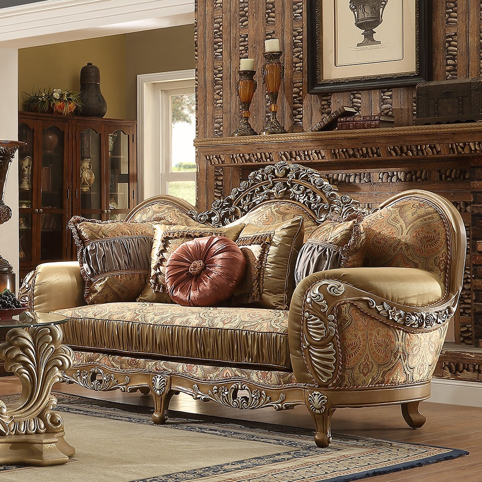 Quintessa Light Maple 3pc Living Room Set / HD-622 - Ornate Home