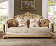 Quintina Cedar Red 3pc Living Room Set  / HD-821 - Ornate Home