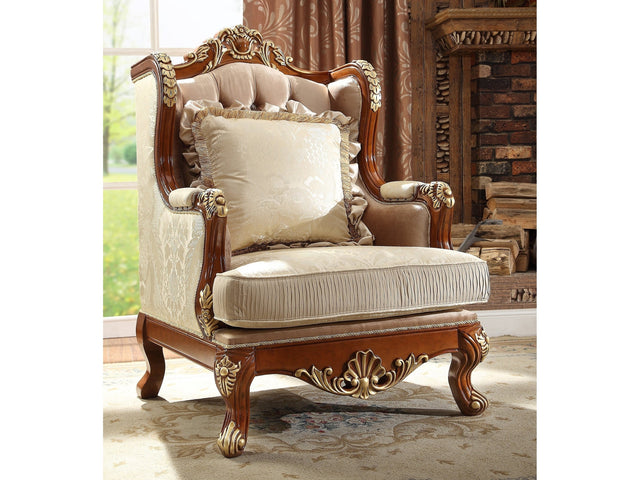 Quintina Cedar Red Chair  / HD-821 - Ornate Home