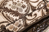 Quirino Light Brown/Dark Brown Sofa & Loveseat - Ornate Home