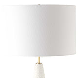 Quite The Buzz Brass/White Floor Lamp - Ornate Home
