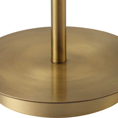 Quite The Buzz Brass/White Floor Lamp - Ornate Home