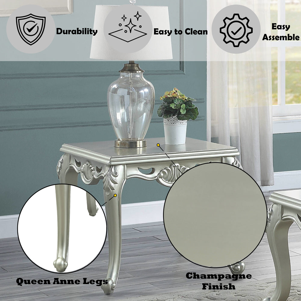 Qunsia End Table - Ornate Home