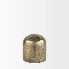 Quonset Brass Short Aluminum Metal Ornament - Ornate Home