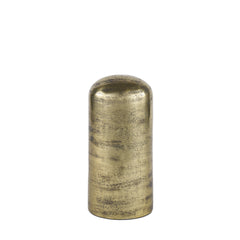 Quonset Brass Tall Aluminum Metal Ornament - Ornate Home