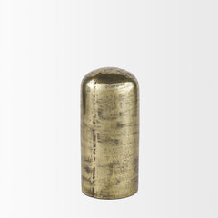 Quonset Brass Tall Aluminum Metal Ornament - Ornate Home