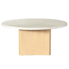 Qwin Coffee Table w/ Marble Top - Ornate Home