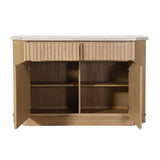 Qwin Server W/Marble Top - Ornate Home