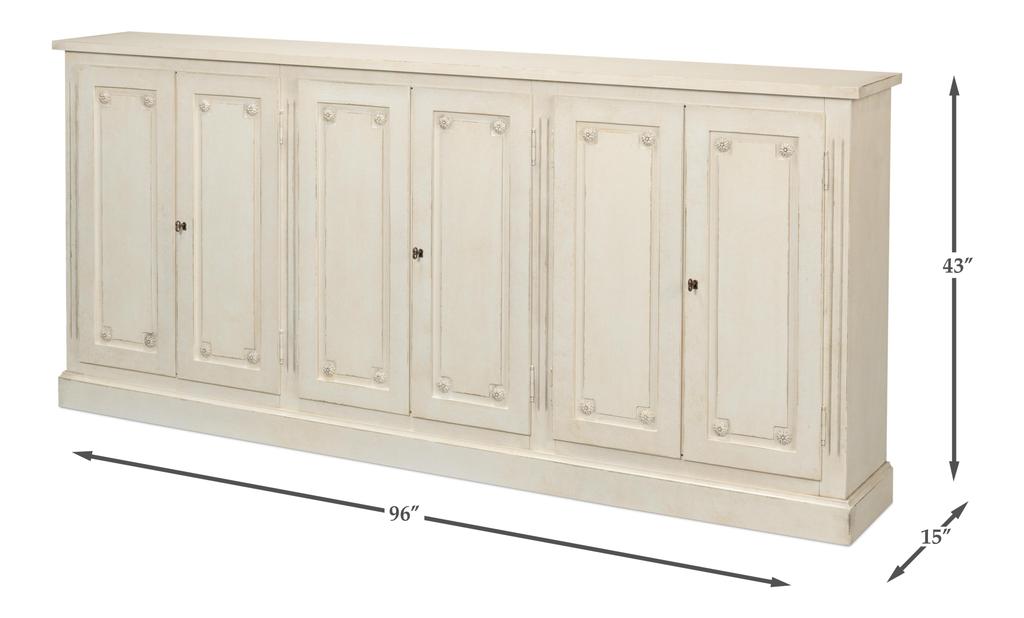 Bellagio White Sideboard