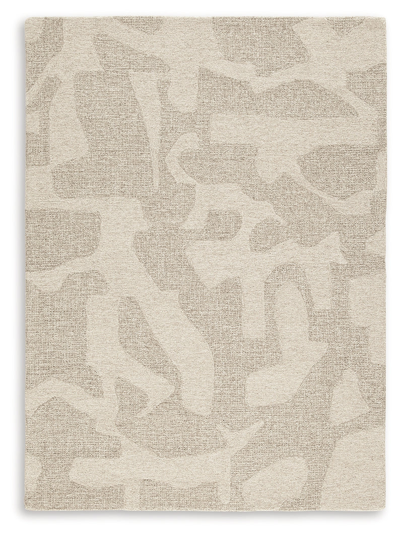 Ladonia Linen/Taupe 8' x 10' Rug - Ornate Home