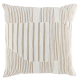 RM Levi Ivory/Natural 22x22 Throw Pillow (Set of 2) - Ornate Home