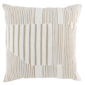 RM Levi Ivory/Natural 22x22 Throw Pillow (Set of 2) - Ornate Home