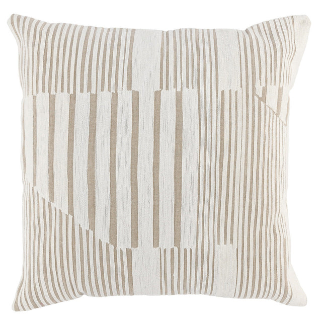 RM Levi Ivory/Natural 22x22 Throw Pillow (Set of 2) - Ornate Home