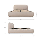 Colin Light Brown King Storage Bed