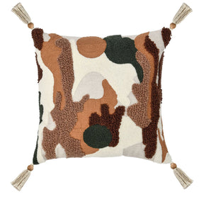 RN Caney Chestnut/Green Multi Throw Pillow (Set of 2) - Ornate Home
