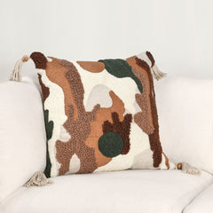 RN Caney Chestnut/Green Multi Throw Pillow (Set of 2) - Ornate Home