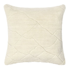 RN Mercer Ivory Wool Throw Pillow (Set of 2) - Ornate Home